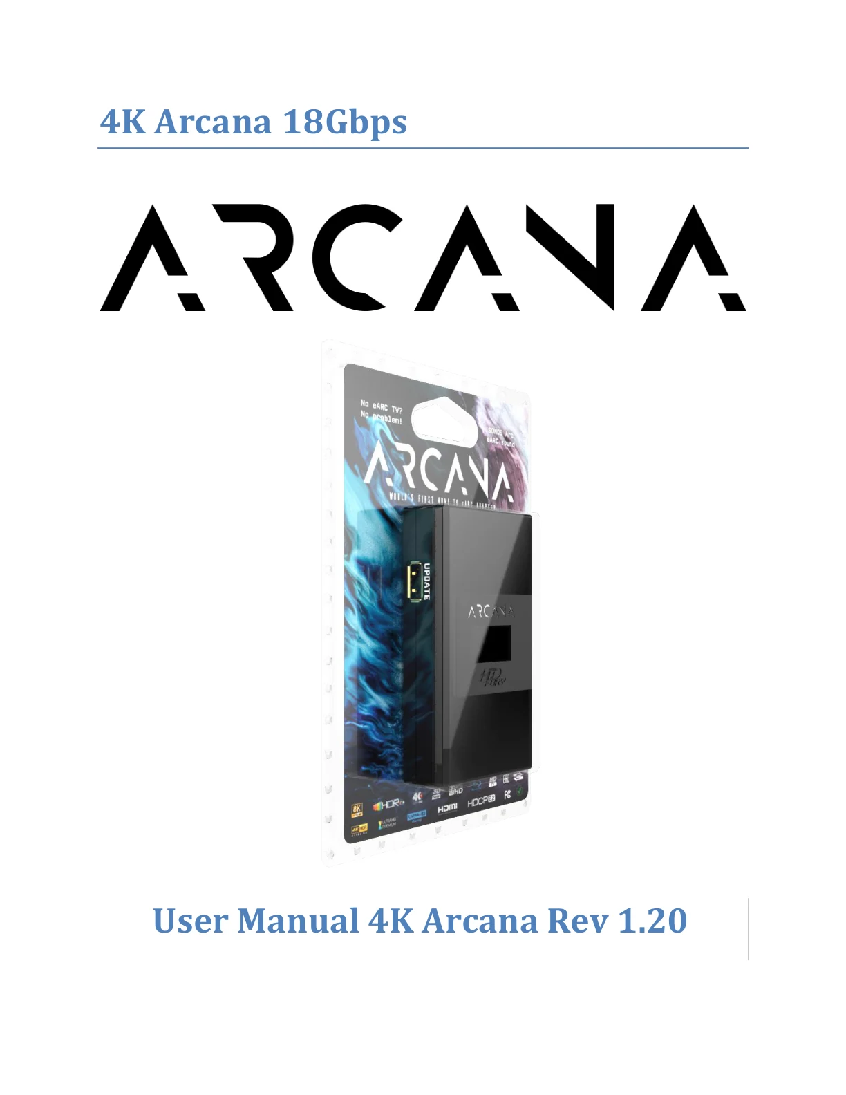 HDfury Arcana 18Gbps handleiding pagina 1