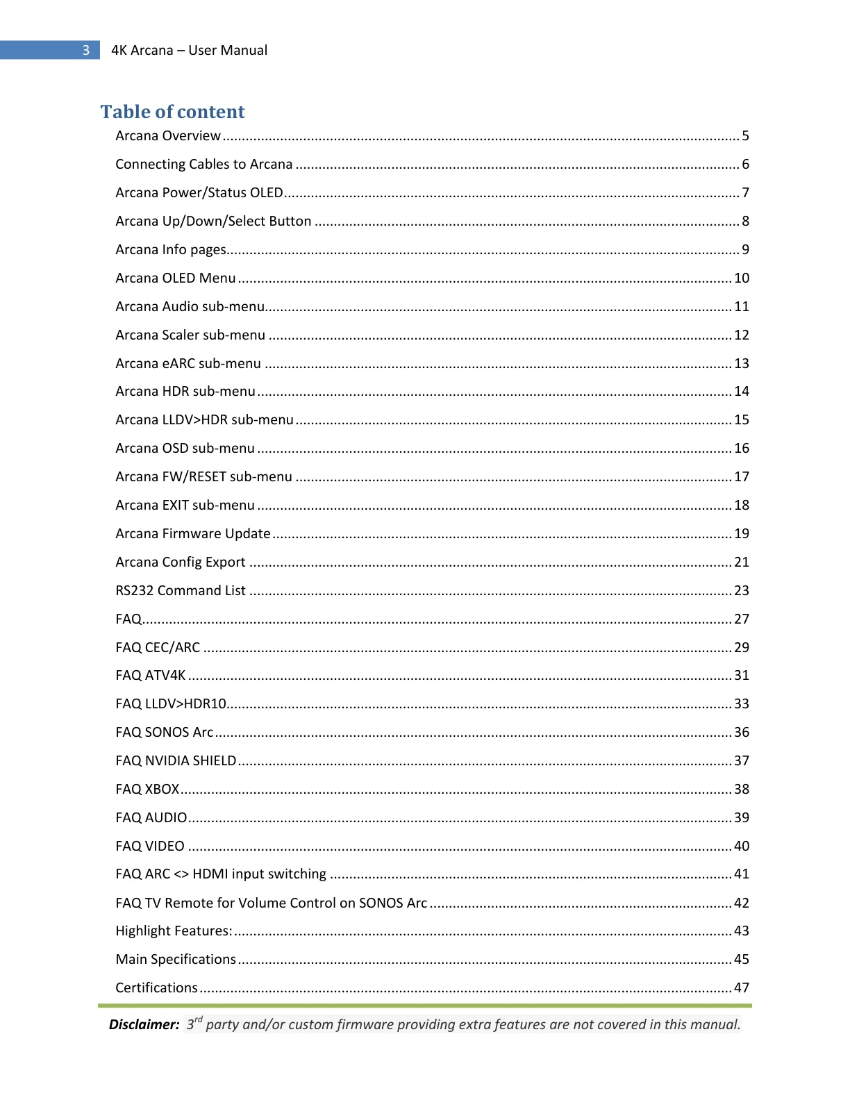 HDfury Arcana 18Gbps handleiding pagina 3
