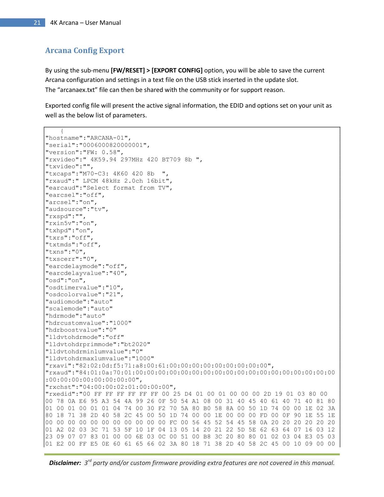 HDfury Arcana 18Gbps handleiding pagina 21