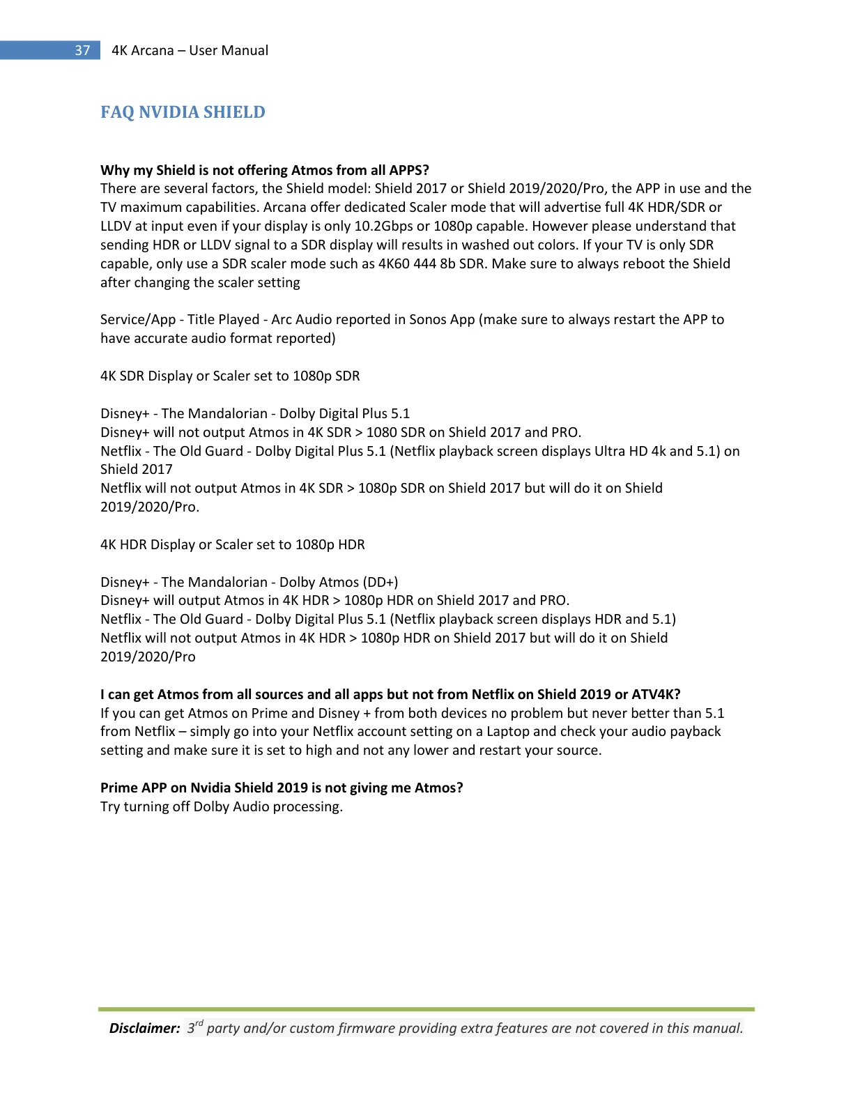 HDfury Arcana 18Gbps handleiding pagina 37
