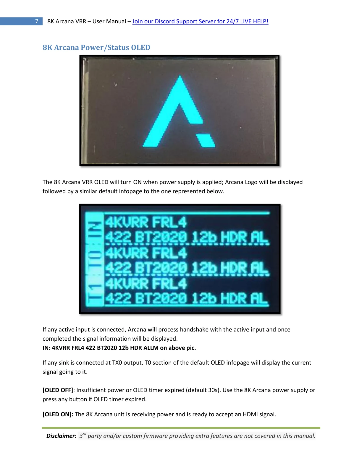 HDfury Arcana 2 handleiding pagina 7