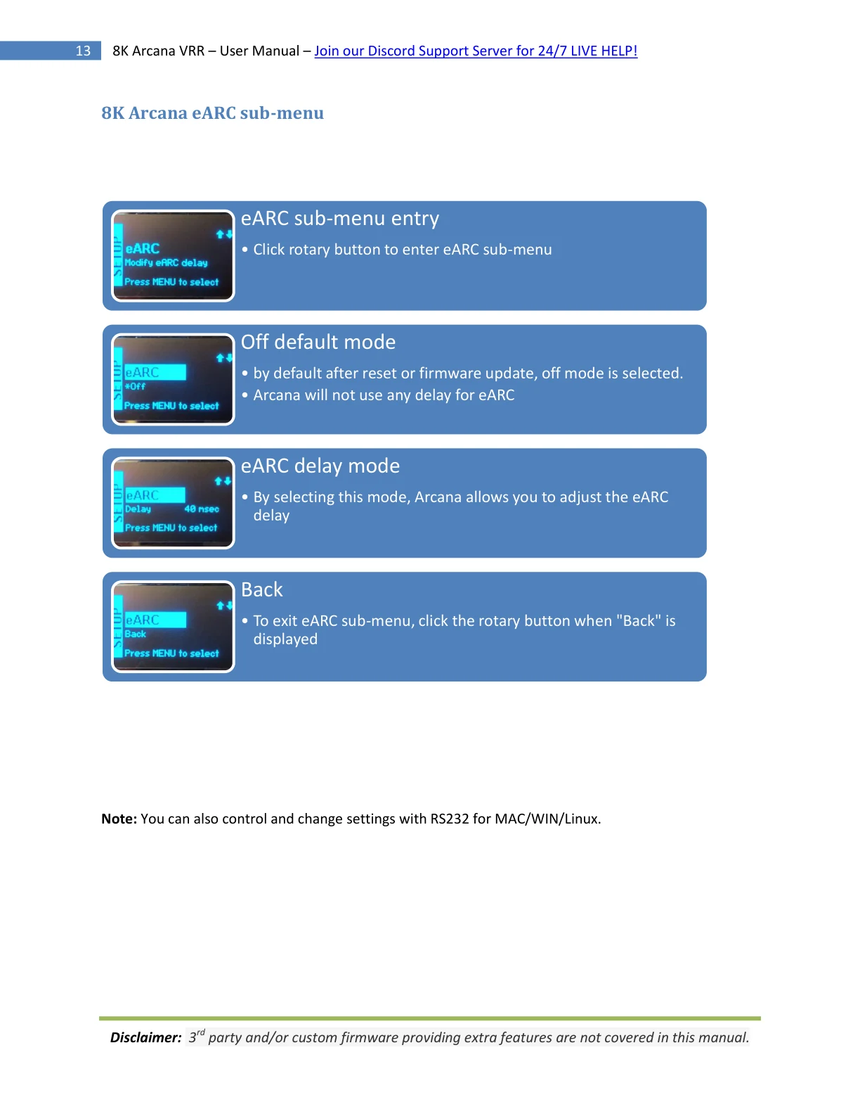 HDfury Arcana 2 handleiding pagina 13