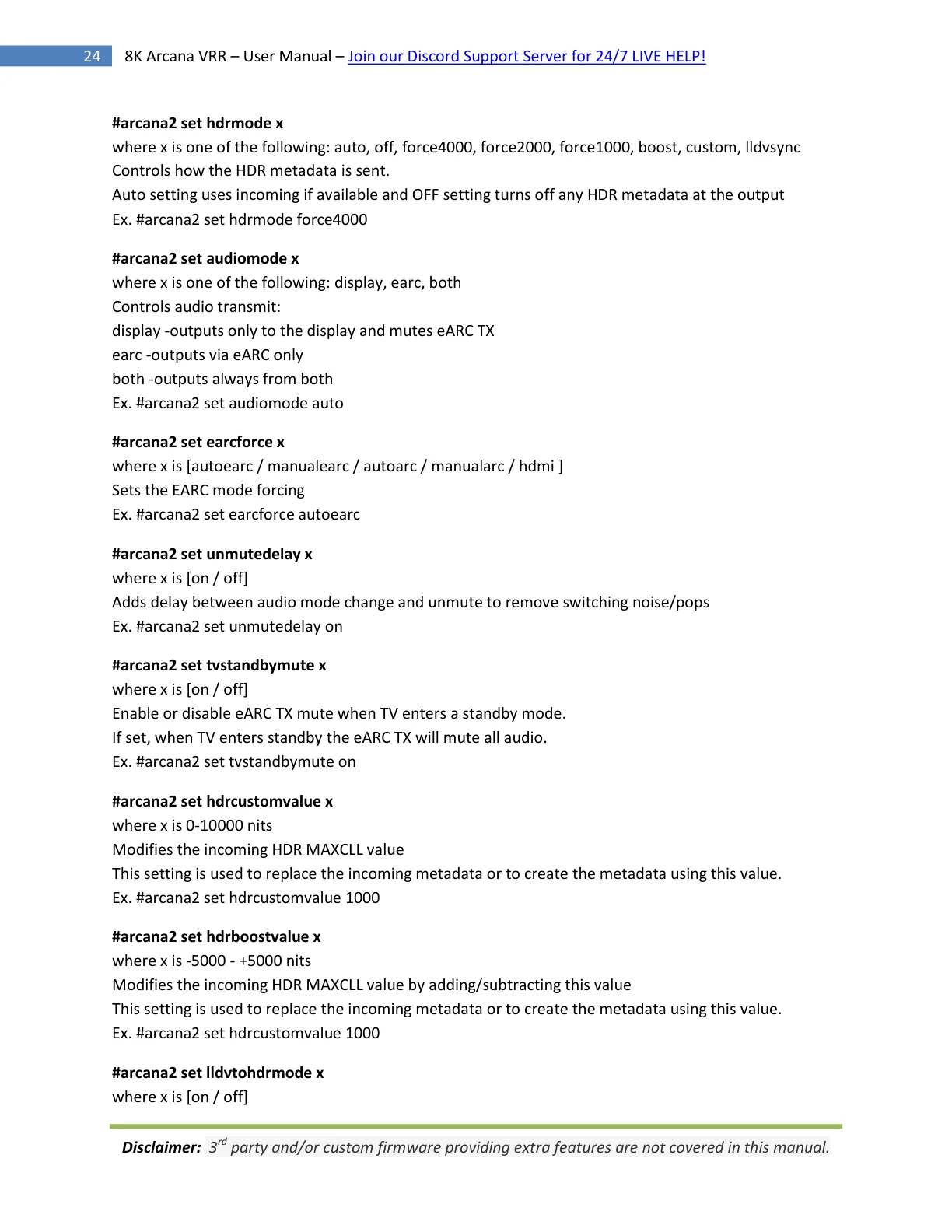 HDfury Arcana 2 handleiding pagina 24